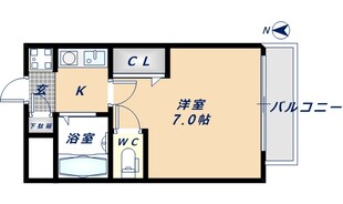 リンクスイン東大阪パート2の物件間取画像